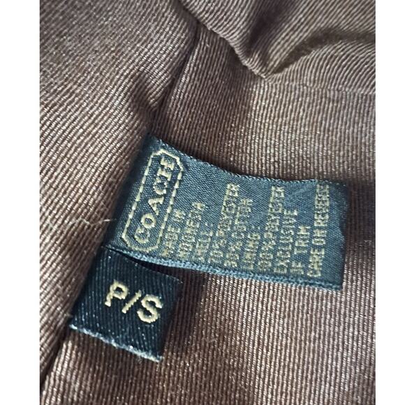 COACH Burgundy Bucket Hat Monogram Embellished Designer Unisex Accessories - Picture 9 of 11